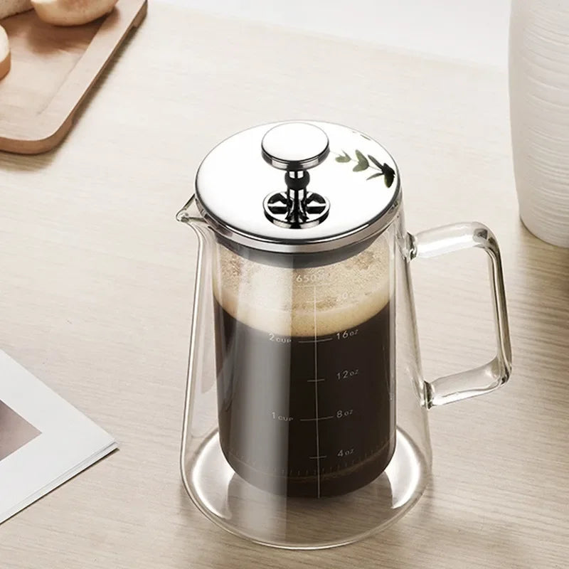 Glass French Press Coffee Maker