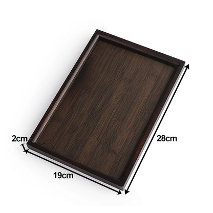 Rectangular Bamboo Coffee Tray