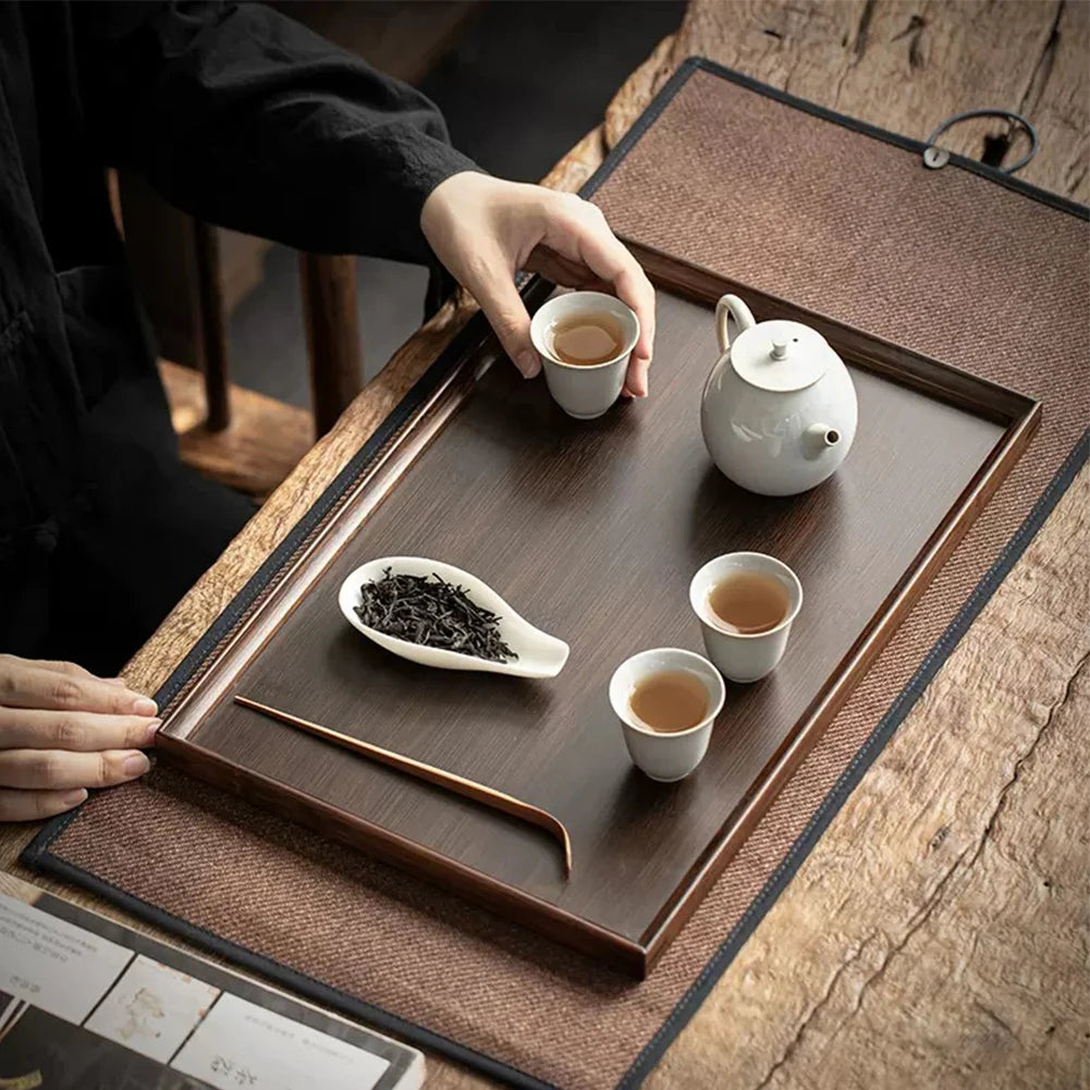 Rectangular Bamboo Coffee Tray