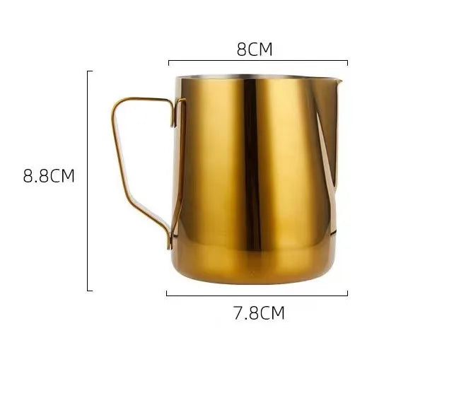 Golden Stainless Steel Milk Frothing Pitcher