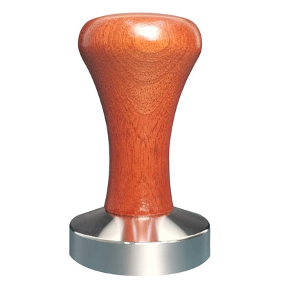 Espresso Coffee Tamper in Aluminum with Rose Wood Handle