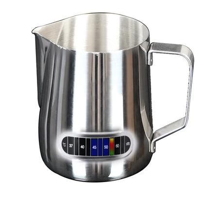 Stainless Steel Milk Frothing Pitcher with Temperature Display