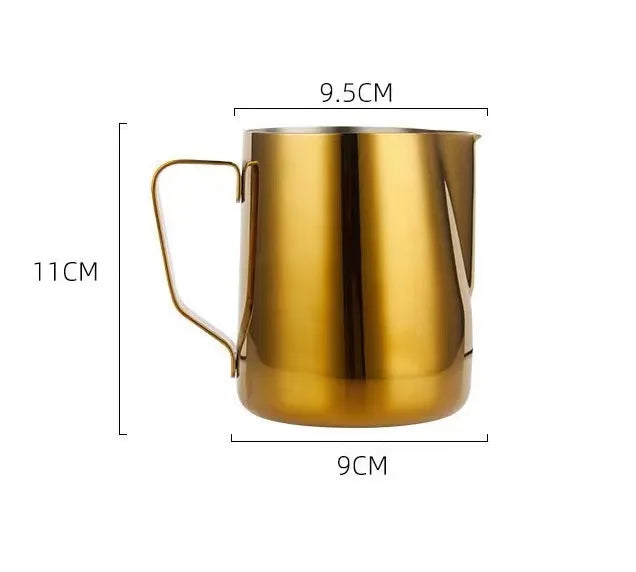 Golden Stainless Steel Milk Frothing Pitcher