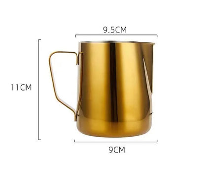 Golden Stainless Steel Milk Frothing Pitcher