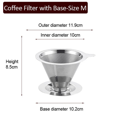Reusable Stainless Steel Coffee Filter